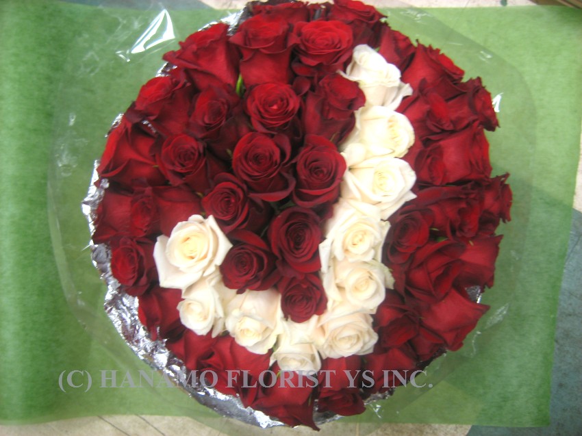 ROSE017 Initial Rose Bouquet Large